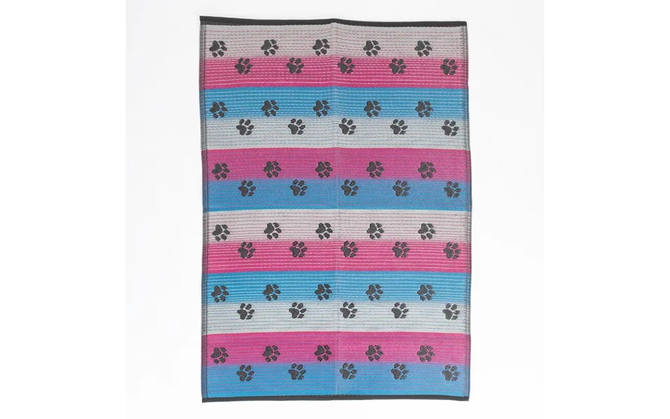 Paw Print Outdoor Reversible Patio Rug - All Over Paws