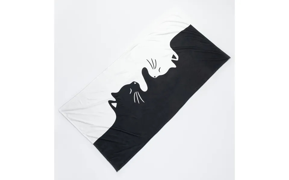 Paw Print Oversized Beach Towel - Snuggle Cats