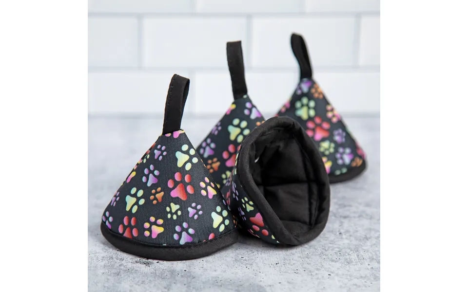 Paw Prints Hot Lid Handle Hat - Set Of 4