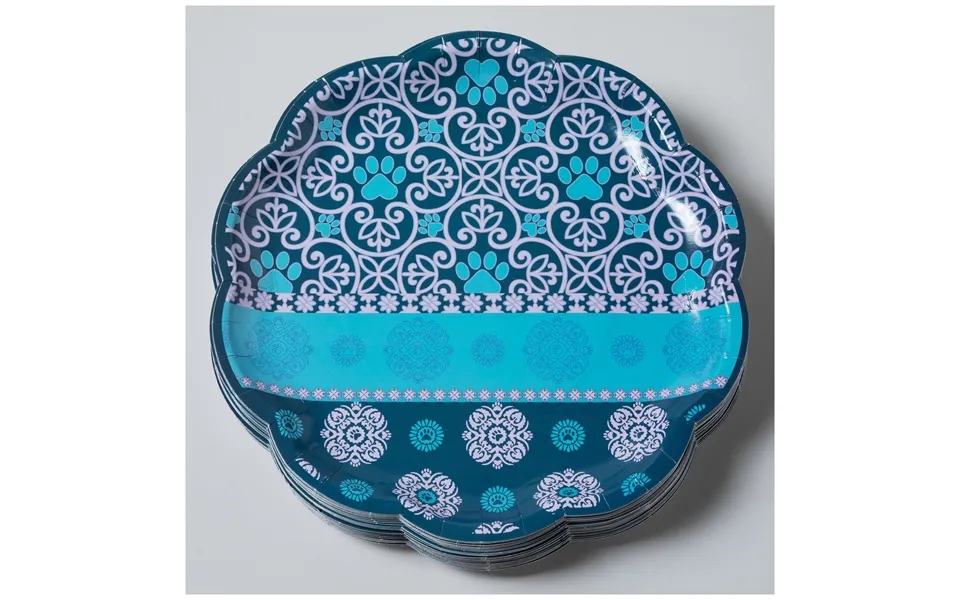 Pawfect Occasion Paper Plates & Napkins - Perfectly Patterned Paws