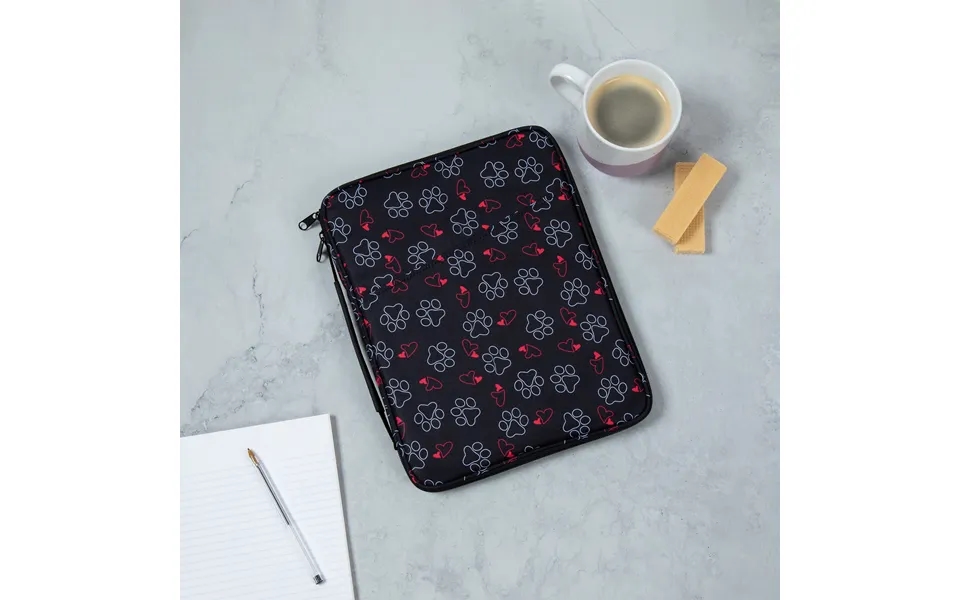 Pawfectly Patterned Tablet Case - Outlined Paws & Hearts