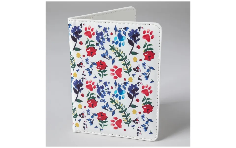 Paws Aboard Passport Wallet - Flower Garden Paws