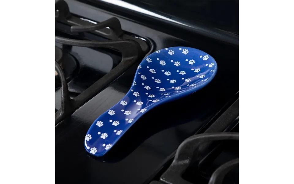 Paws & Dots Spoon Rest - Blue