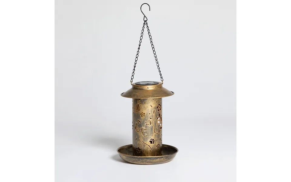 Paws & Flowers Solar Bird Feeder - Cat