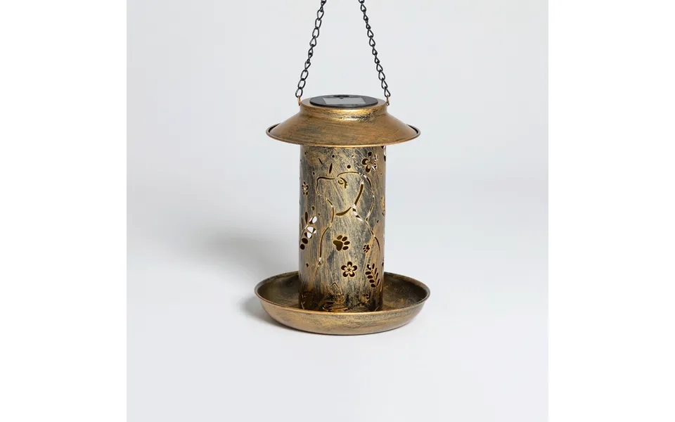 Paws & Flowers Solar Bird Feeder - Dog