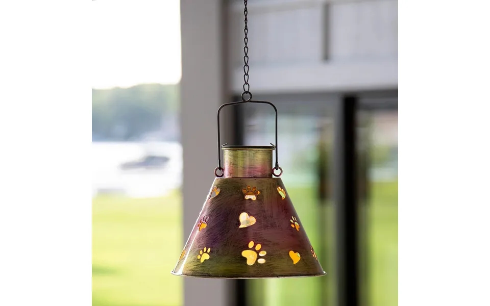 Paws Galore Hanging Solar Lamp - Purple