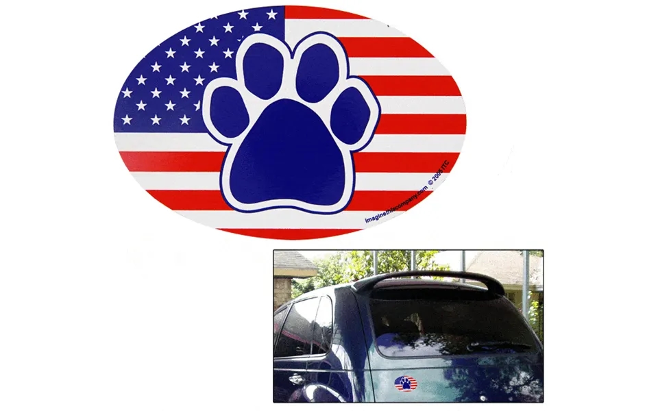 Paws & Rescue Car Magnet - Stars & Stripes
