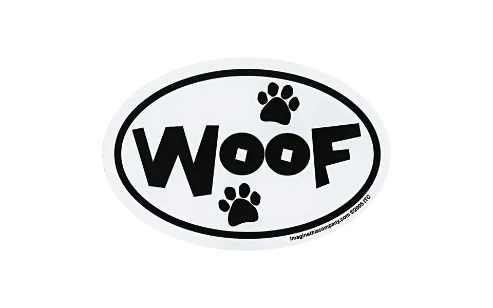 Paws & Rescue Car Magnet - Woof