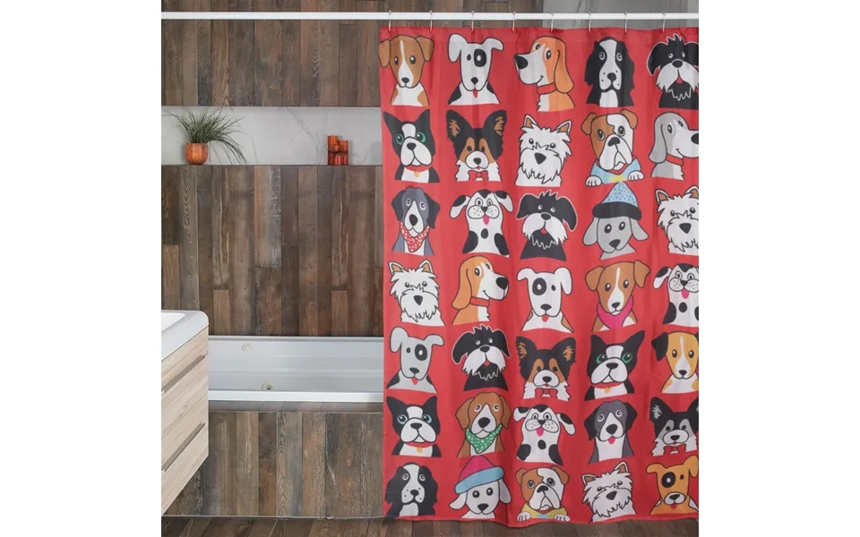 Pawsitively Pretty Shower Curtain With 12 Hooks - Pet Portrait