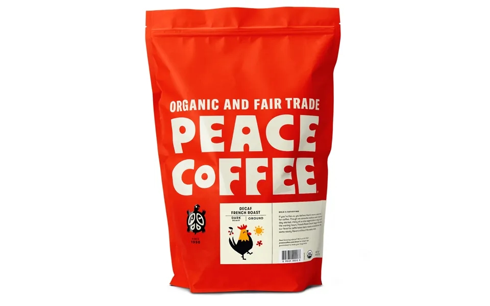 Peace Coffee Decaf French Roast Coffee - Ground