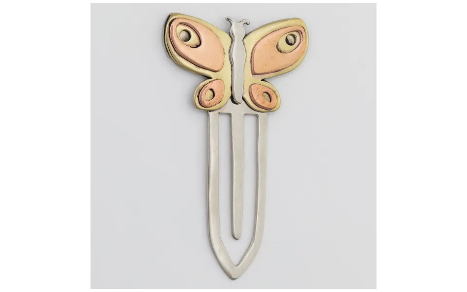 Pet Book Lover Mixed Metal Bookmark - Butterfly
