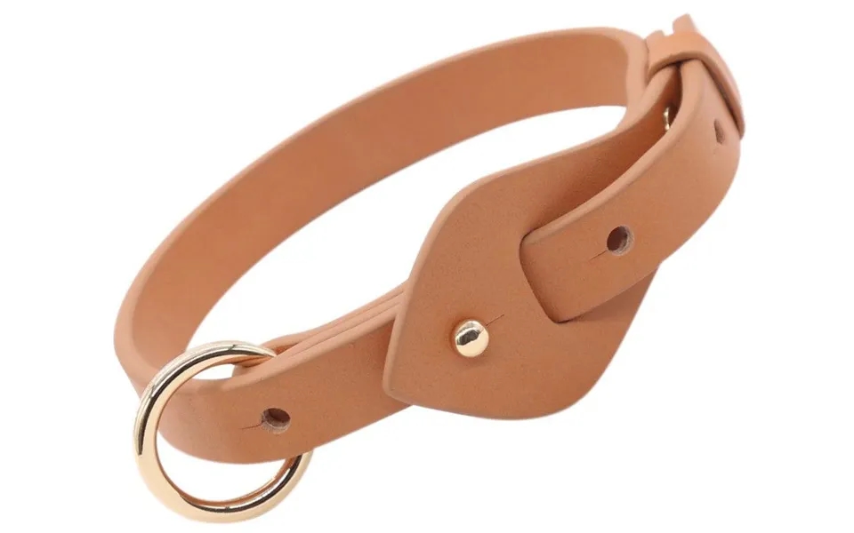Pet Life  'ever-craft' Boutique Series Adjustable Designer Leather Dog Collar - Large