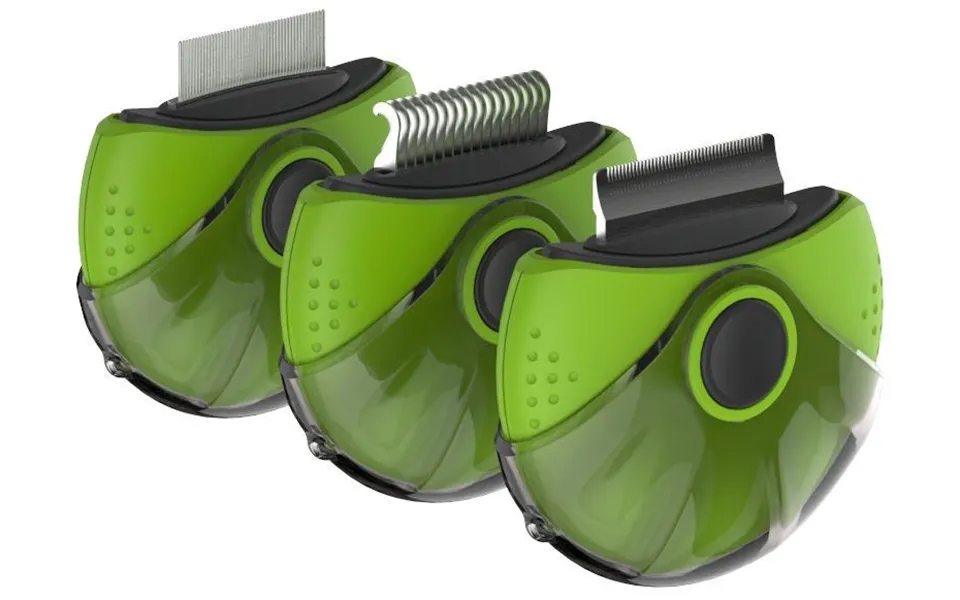 Pet Life Axler Rotating Rake Pet Comb - Green