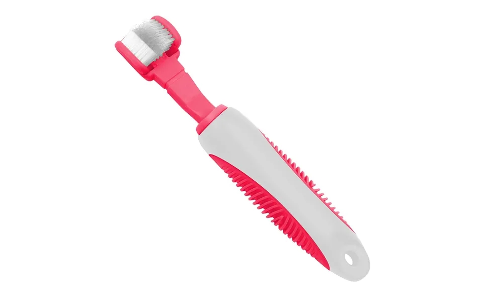 Pet Life Pink Denta-clean Toothbrush