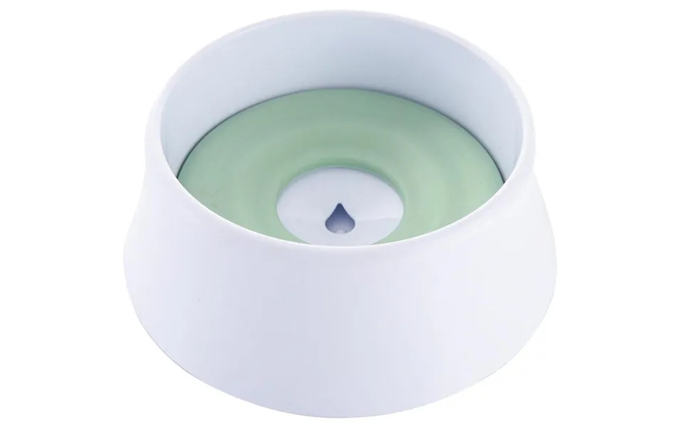 Pet Life Pud-guard Water & Food Bowl - Green