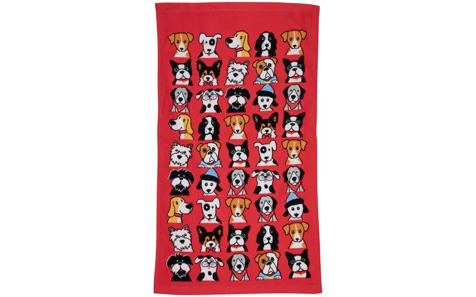 Pet Portrait Bath Towels - Dog