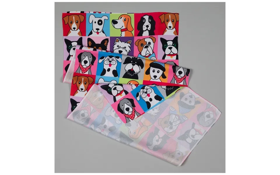 Pet Portrait Exercise Cooling Towel - Dog