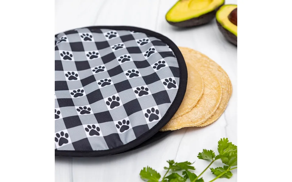 Pet Print Insulated Tortilla Warmer - Checkered Paws
