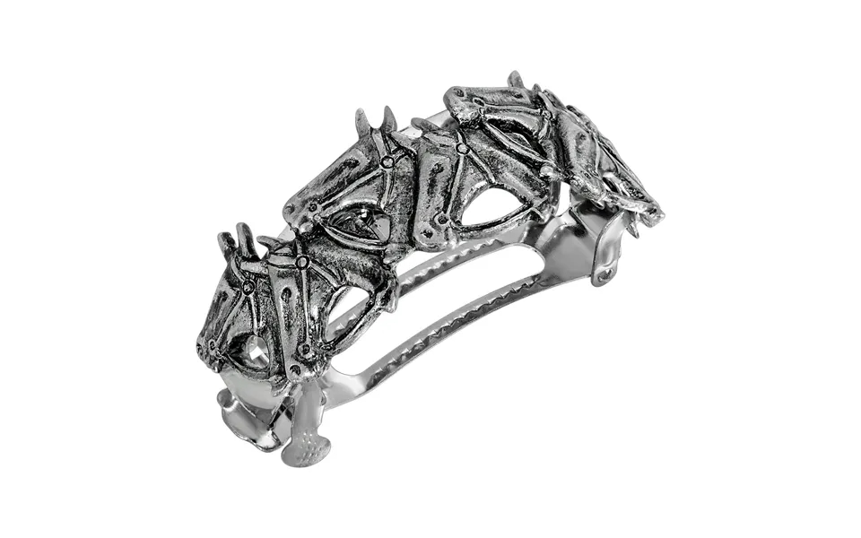Pewter Multi Horse Head Pony Tail Holder