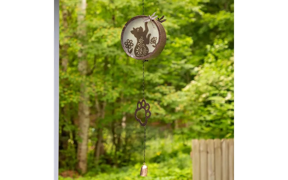 Playful Pets Solar Chime Bell - Cat