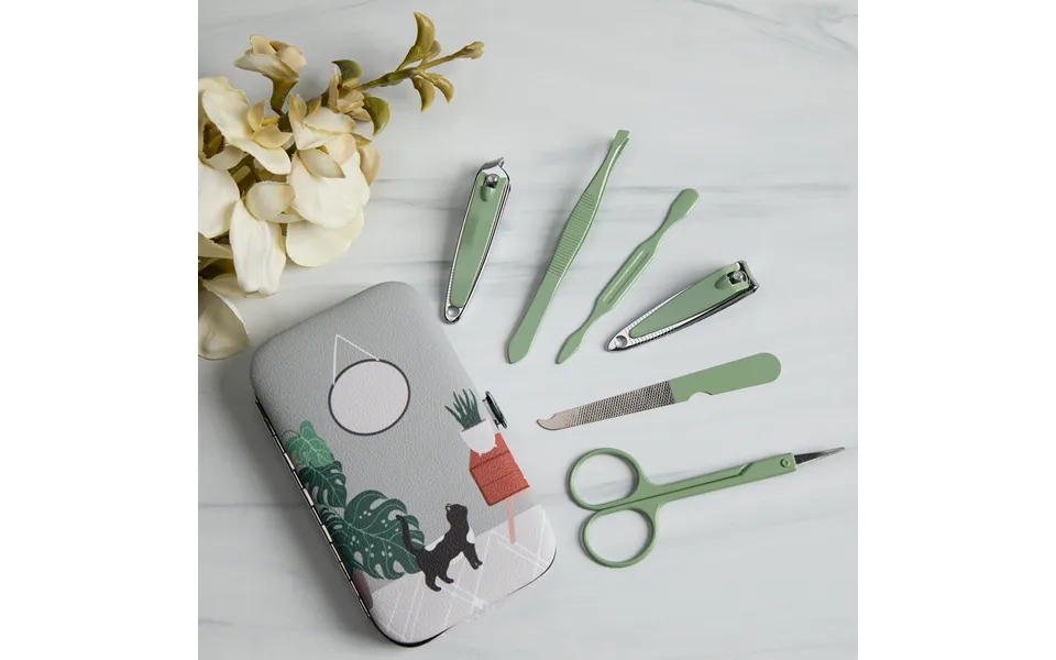 Posh Patterns Manicure Set - Black Cat