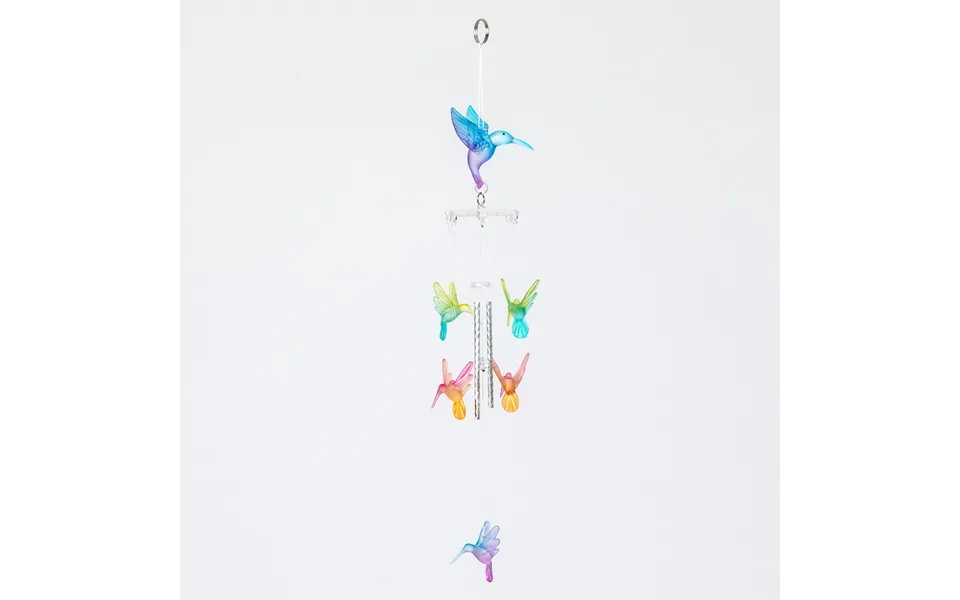 Rainbow Of Hummingbirds Wind Chime