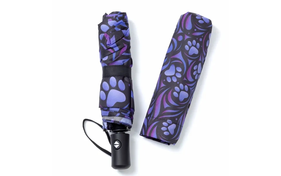 Rainy Day Paw Print Umbrella - Paw Symphony