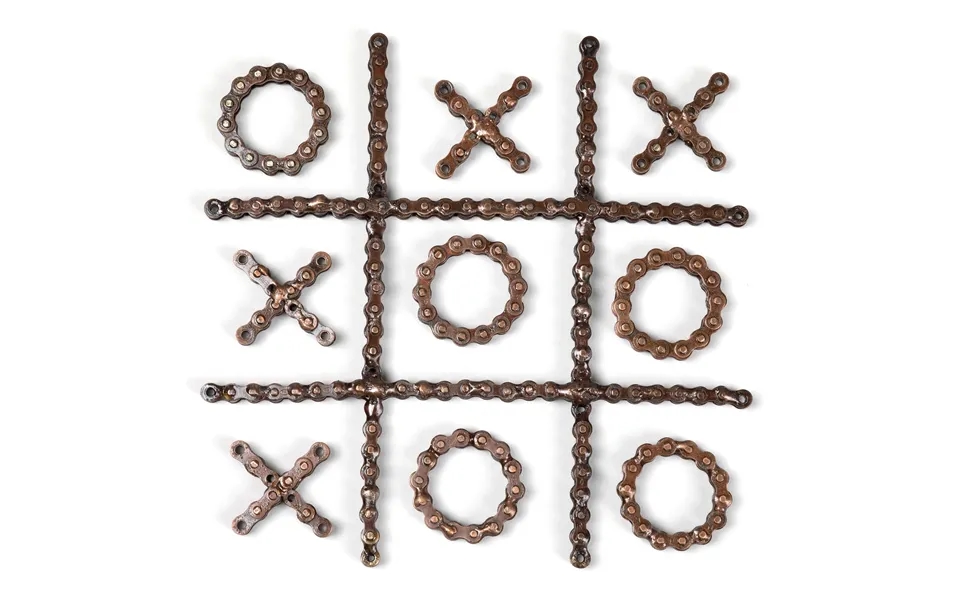 Recycled Bike Gear Tic-tac-toe Set