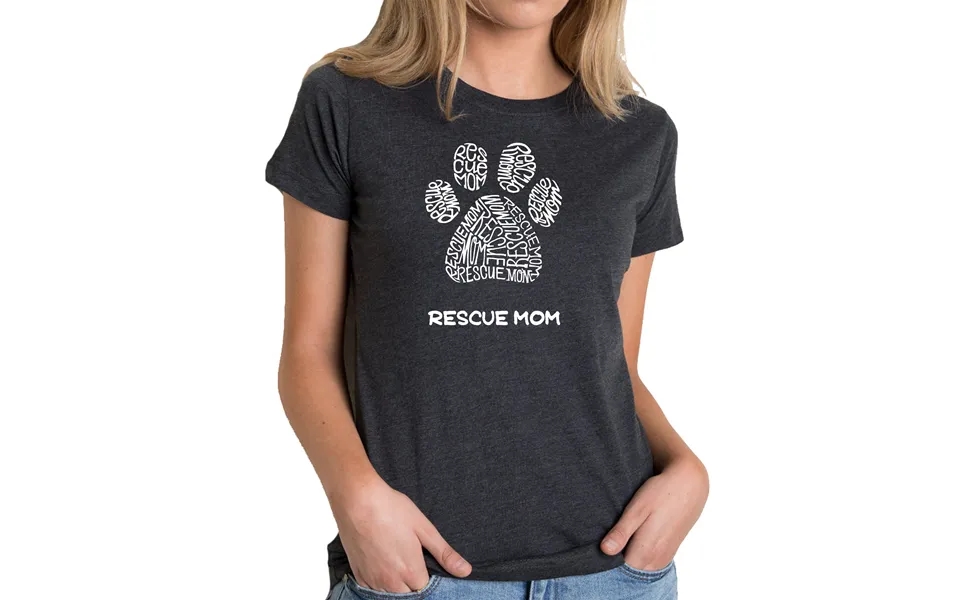Rescue Mom - Women's Premium Blend Word Art T-shirt