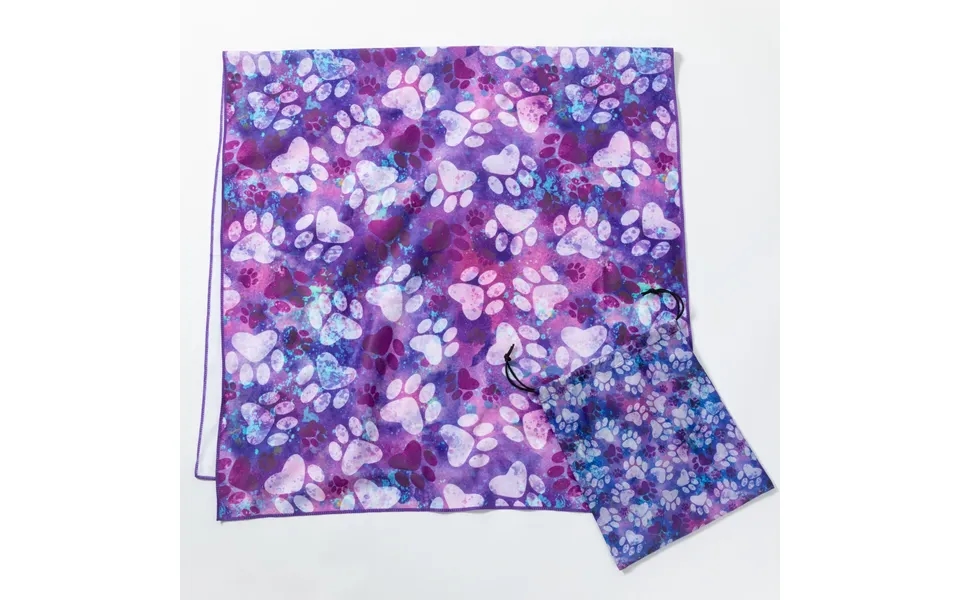 Sand-free Microfiber Beach Towel - Reflection Paws