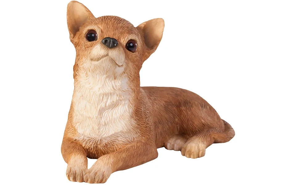 Sandicast Playful Tan Chihuahua Dog Sculpture