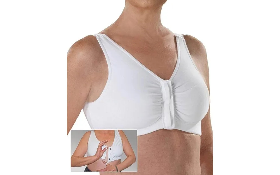 Silverts Open Front Soft Cup Eezee Bra - M