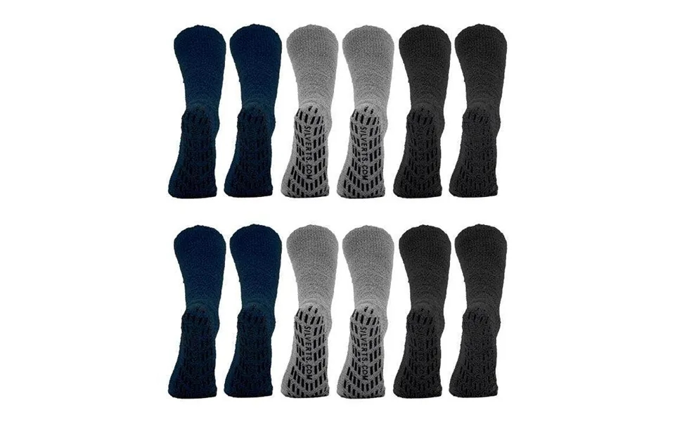 Silverts Slipper Socks - Set Of 6