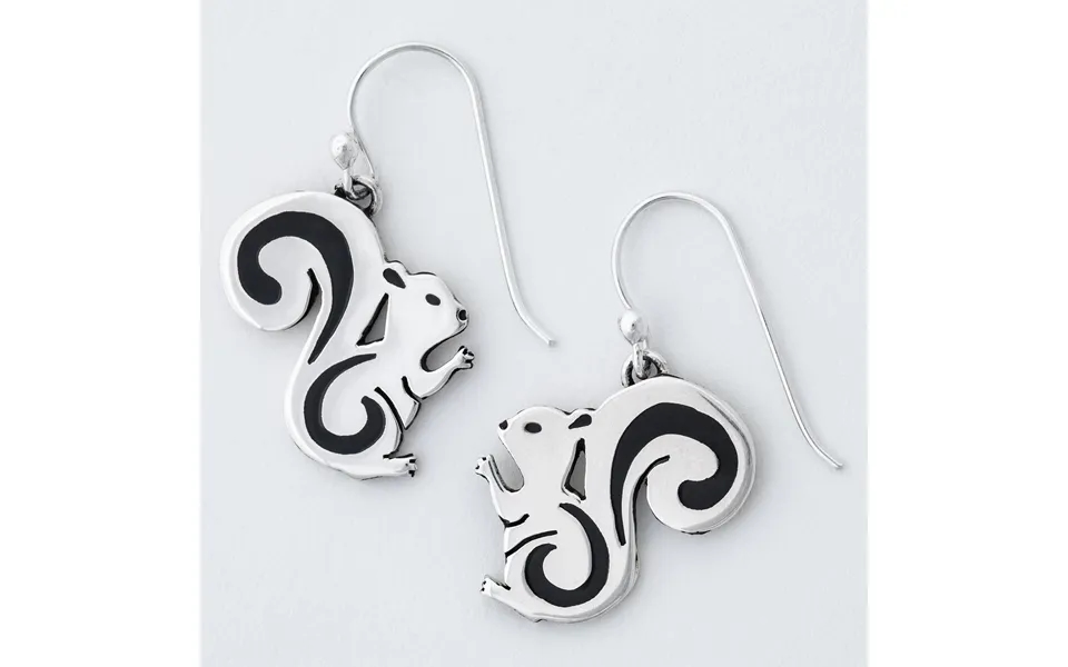 Squirrel Handcrafted Sterling Earrings