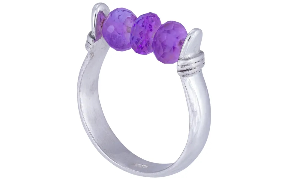 Sterling Silver Rolling Stone Ring - 9