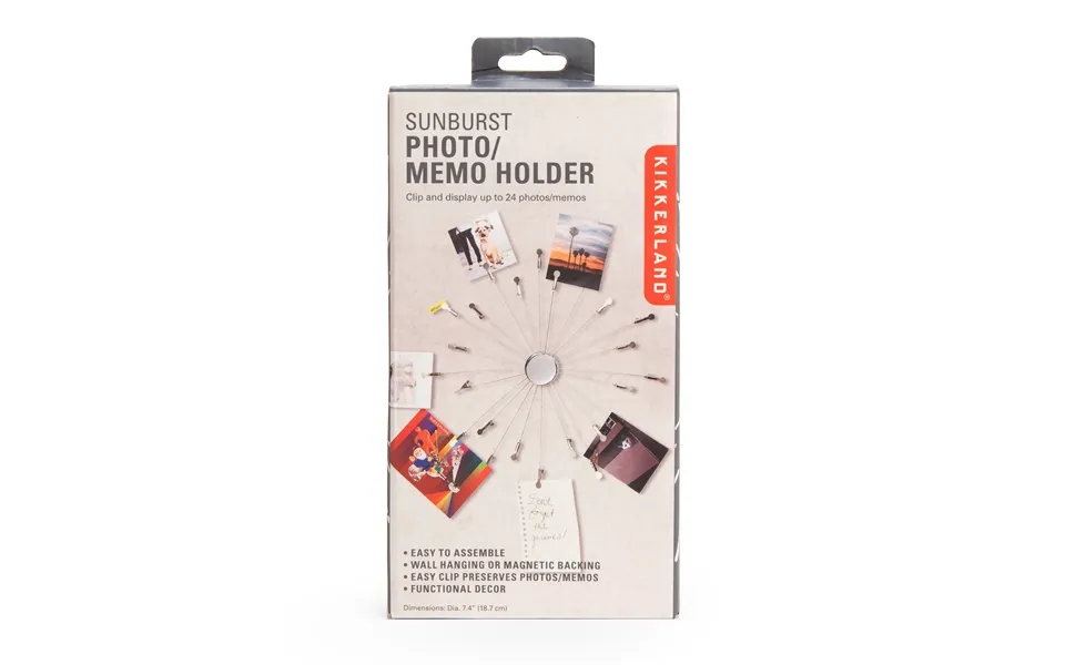 Sunburst Photo Memo Holder