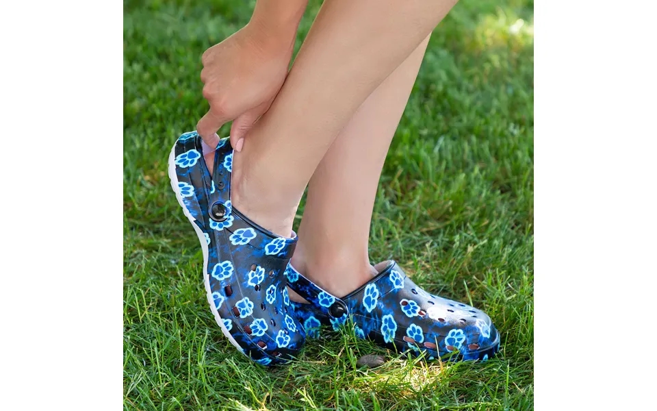 Super Comfy Paw Print Clogs - Glowing Paws