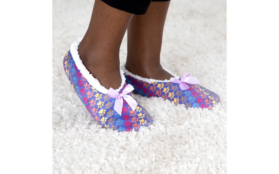 Super Cozy Pawsitively Adorable Paw Slippers - Diagonal Paws