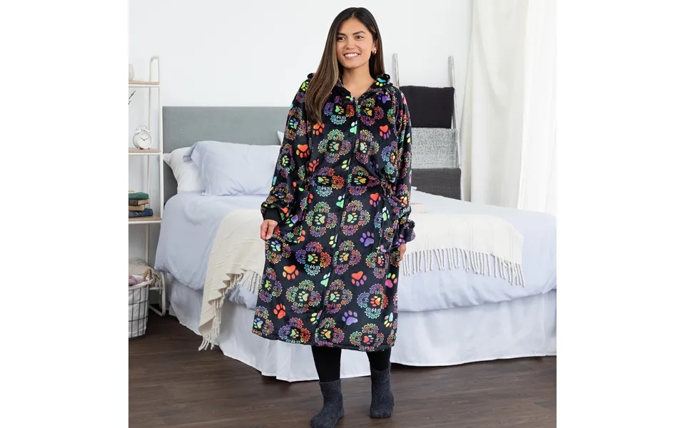 Super Cozy Premium Full Zip Oversized Blanket Hoodie - Decadent Paws