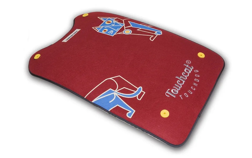 Touchcat Lamaste Travel Embroidered Pet Bed Mat - Red