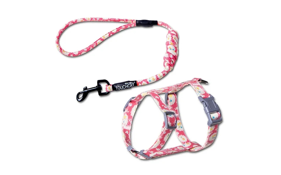 Touchcat Radi-claw Cat Harness & Leash Set - Pink