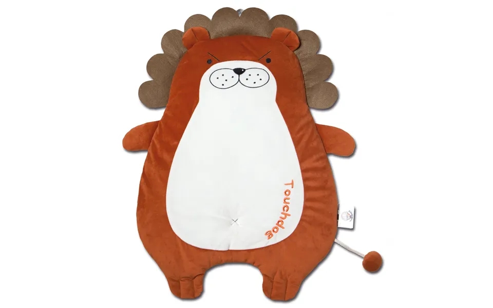 Touchdog Critter Hugz Designer Dog Mat - Orange & White