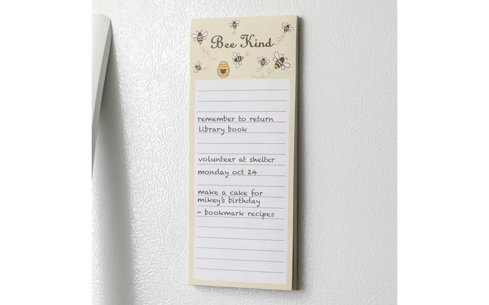 Uplifting Magnetic Notepad - Bees