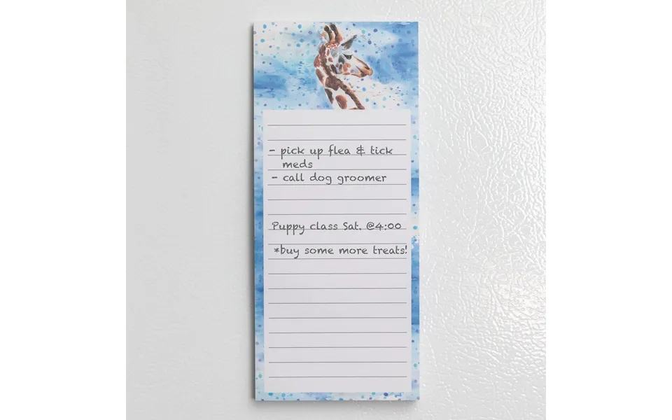 Uplifting Magnetic Notepad - Giraffe