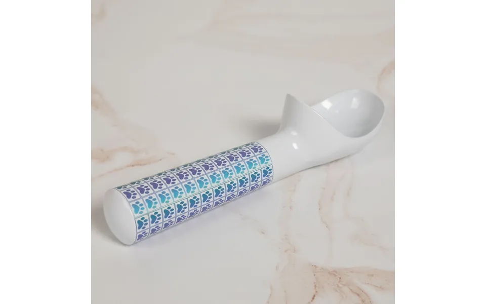 Vibrant Paw Pattern Ice Cream Scoop