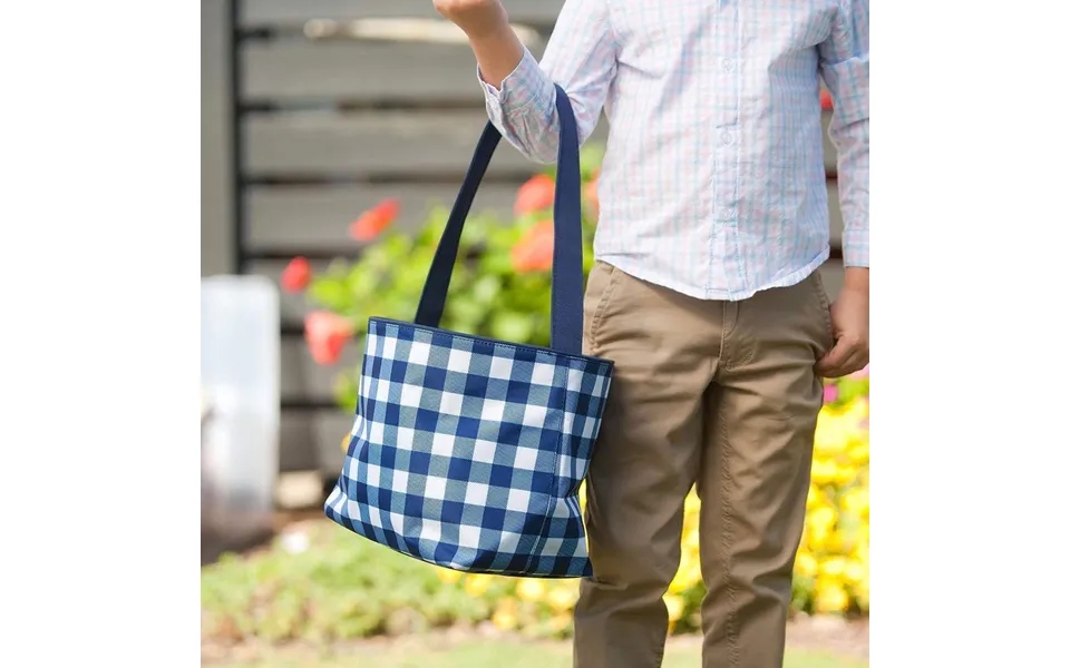 Viv&lou Navy Check Easter Bucket