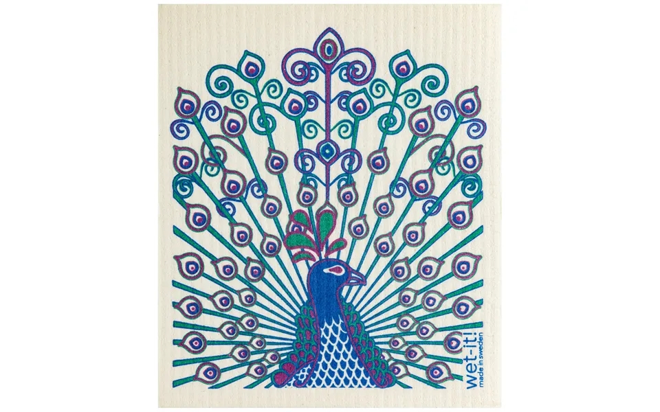 Wet-it Reusable Cloth - Peacock