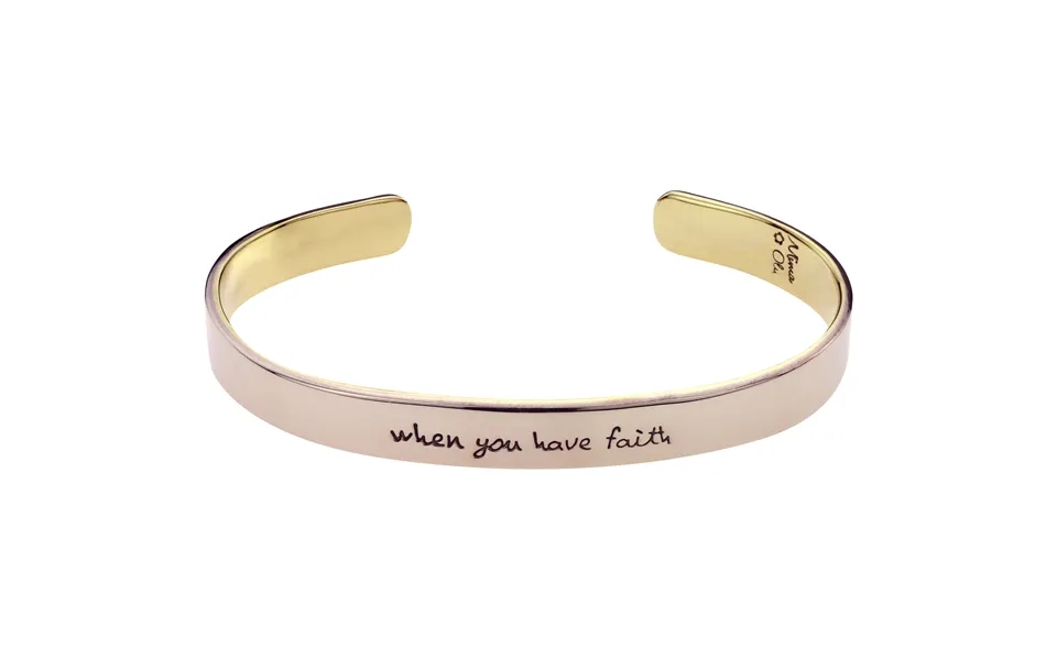 When You Have Faith Cuff Bracelet