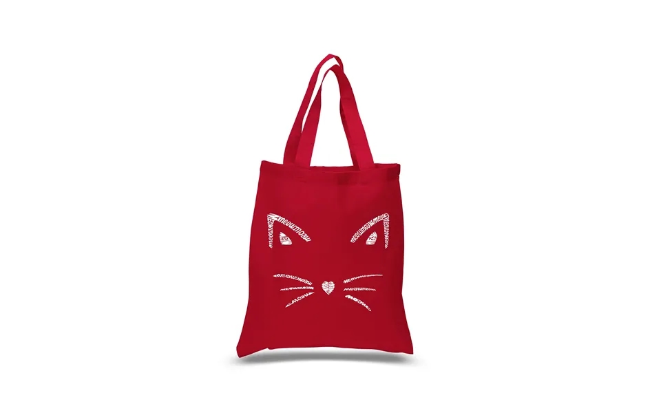 Whiskers - Small Word Art Tote Bag