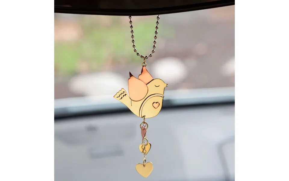 Wildlife Wonder Mixed Metal Car Charm - Bird